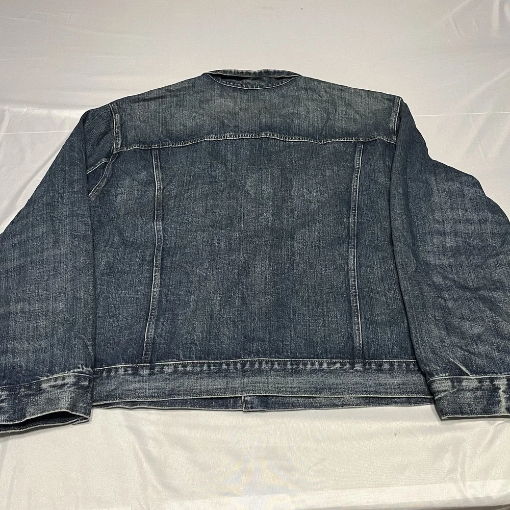 Polo Ralph Lauren Denim Trucker Jacket Mens Size 4XB Big Dark Wash